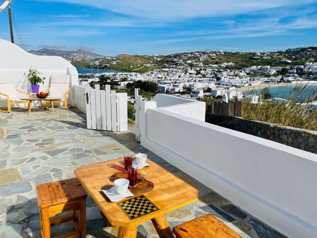 Modern Cycladic Sea View House Villa Ornós Eksteriør bilde