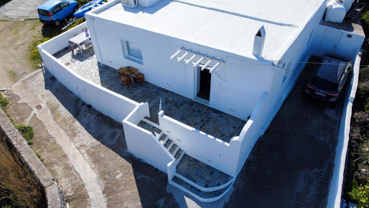 Modern Cycladic Sea View House Villa Ornós Eksteriør bilde